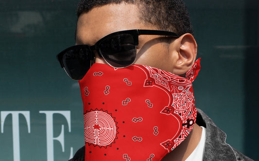 How to tie a Bandana on your face - KAMDANA
