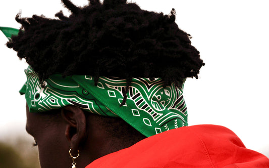 How to fold a Pirate Kamdana (African Bandana) - KAMDANA