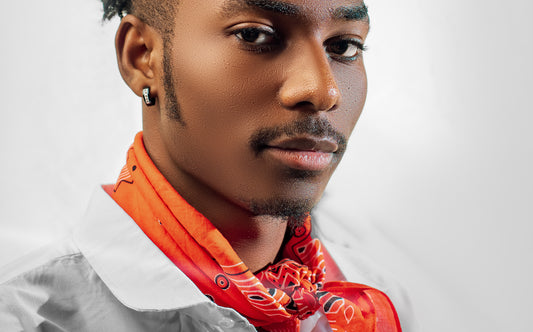 BANDANA AROUND THE NECK AFRICAN PRINT - KAMDANA