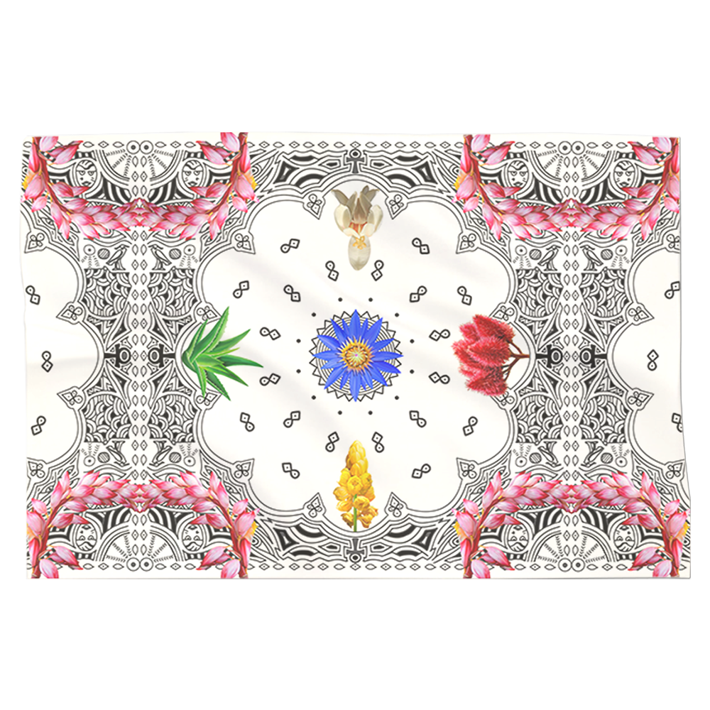 WHITE IALOU® HEADWRAP 168cm