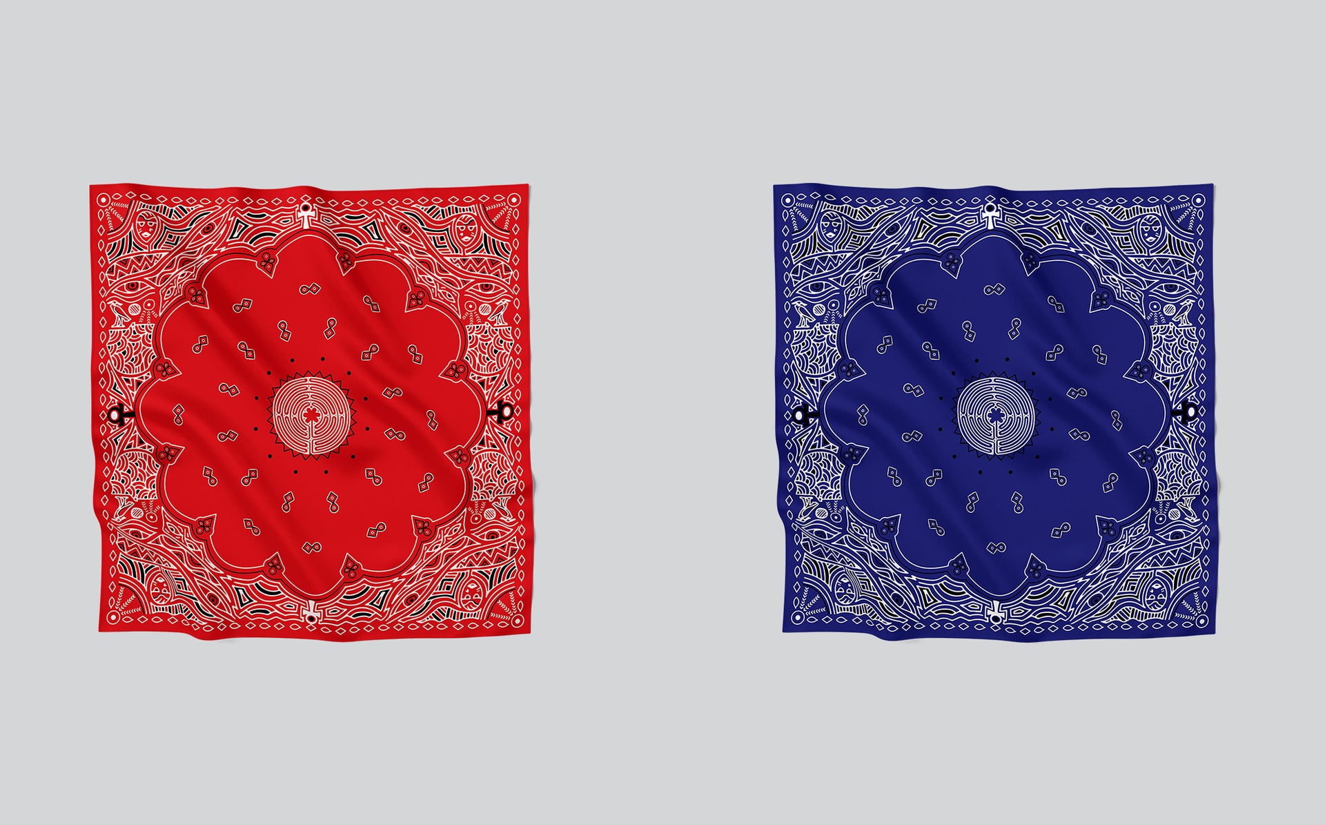 The Origin of Gangs : Bloods \u0026 Crips Bandanas – KAMDANA, image size:1920x1195