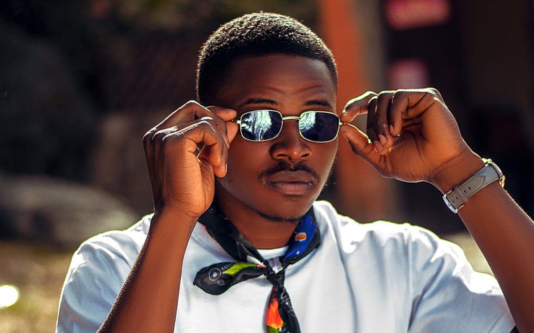How to wear a Bandana for Men African Print - KAMDANA